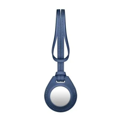 Viva Madrid Airtrax Leather Bag Charm Case For Airtag -Blue
